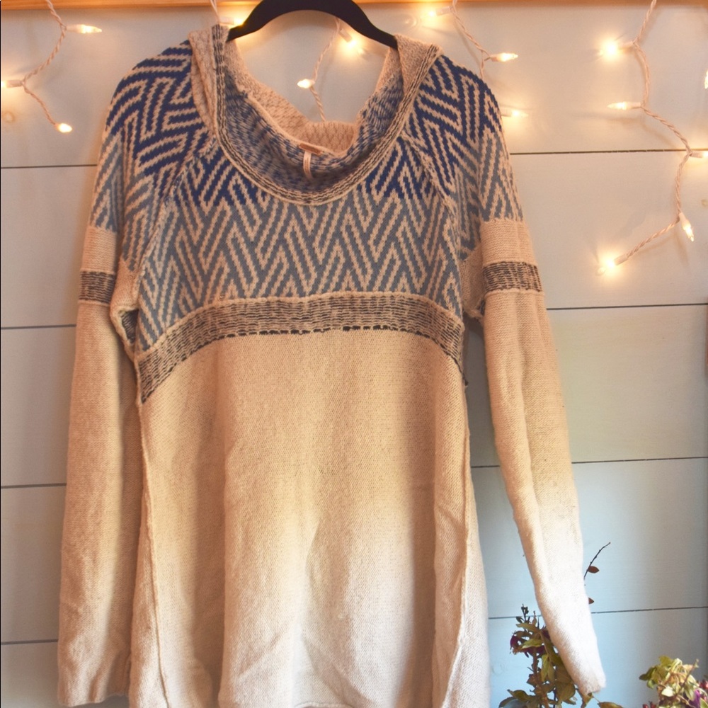 Free People Geometric Sweater